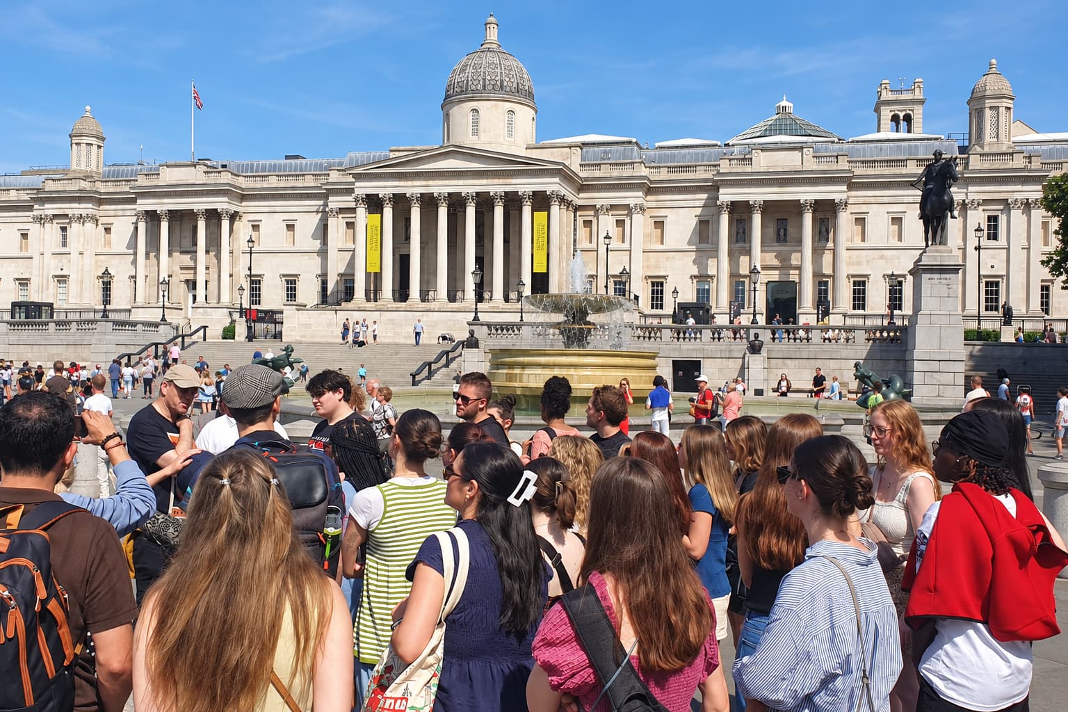 Maryville students on the London program.