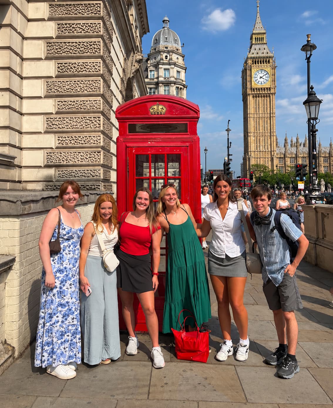 Maryville students in Oxford, England.