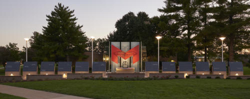 Visionary Leadership Wall at Maryville University 