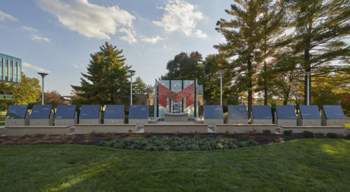 Visionary Leadership Wall at Maryville University 