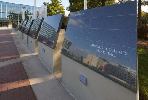 Visionary Leadership Wall at Maryville University 